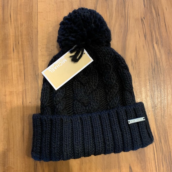 MICHAEL Michael Kors Accessories - Michael Kors Knitted Hat, Black